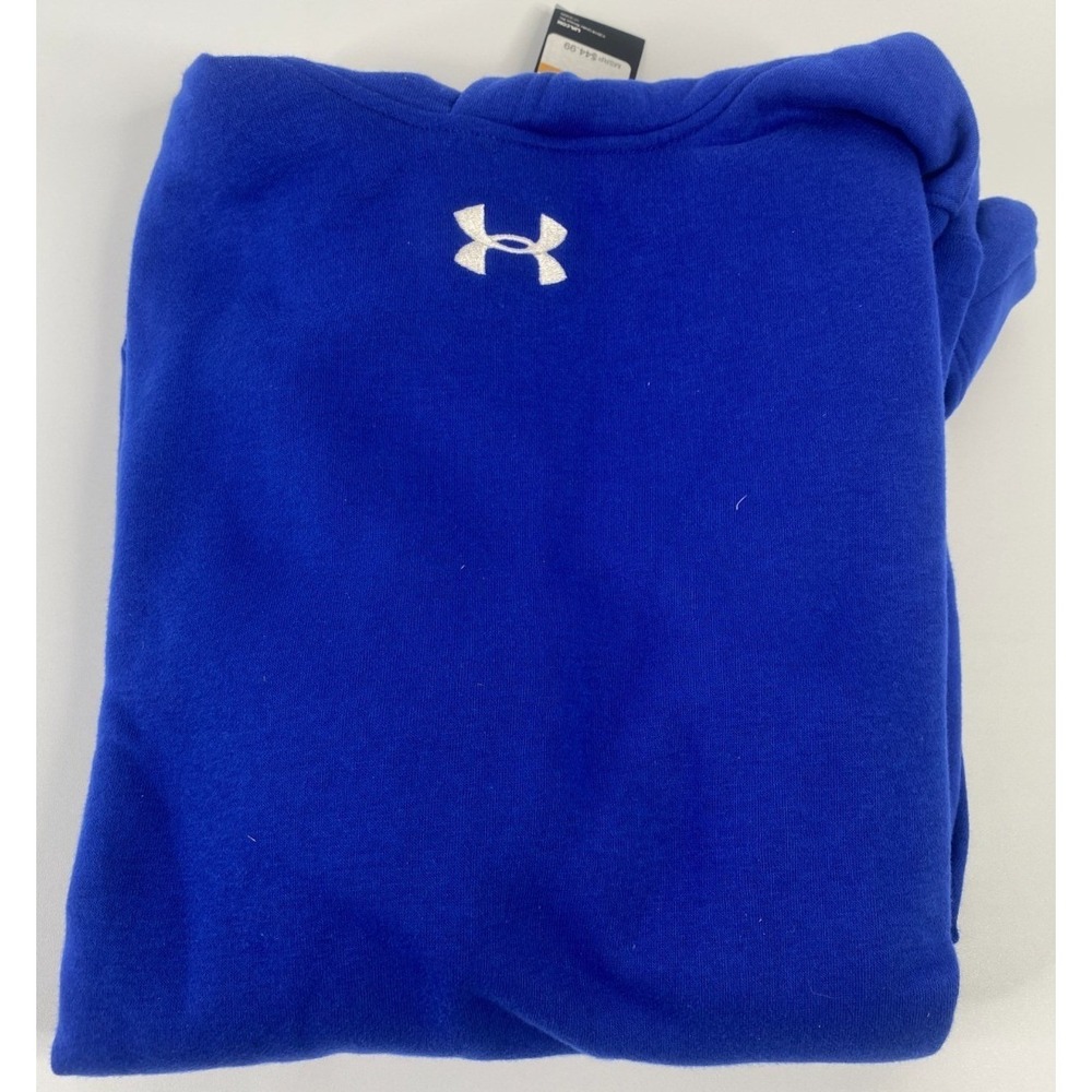 Under Armour Hoodie Mens Small Blue New ColdGear Loose Fit Pullover 1300123-400 - Picture 2 of 5
